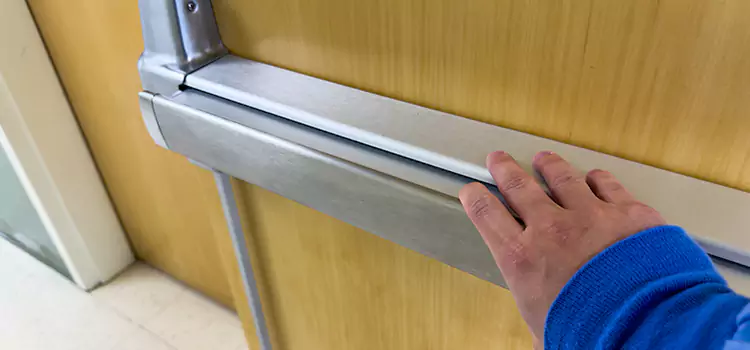 Installing a Push Bar on a Door Del City